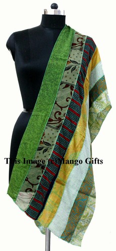 Indian Silk Sari Scarves Headwraps Scarf Stole Neckwraps Girls Fashion Lot 5 Pcs - Picture 5 of 5