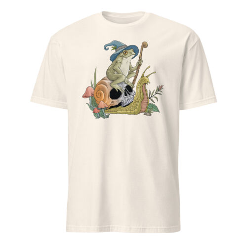 Cottagecore Shirt Aesthetic Witch Frog Snail Mushroom T-Shirt Size S-3XL Gift - Picture 13 of 13