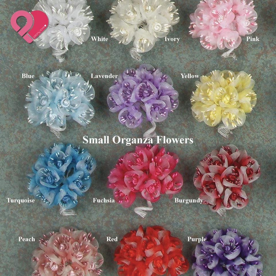 2"-3" Satin Burlap Foam Rose Bud Flower Applique Wedding Bridal Bouquet 12-96pcs - Image 3 of 4