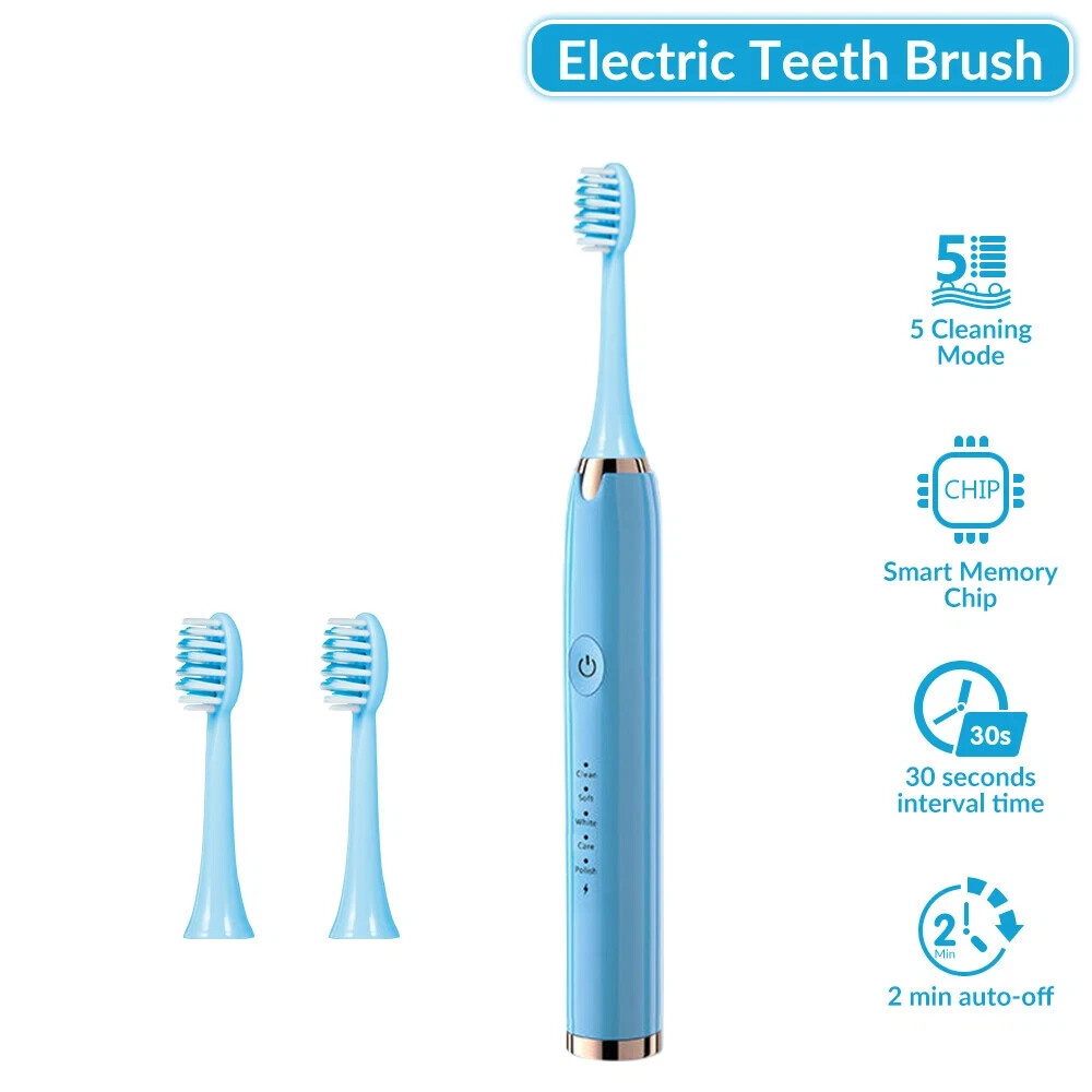 ✅Fire Sale! Sonic Electric Toothbrush with 6 heads, deep c