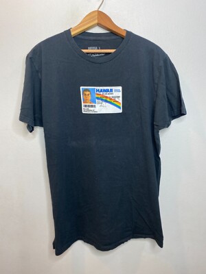 Superbad Mclovin ID Logo Tee T-shirt S/S Crew Neck Men's Size Large Black