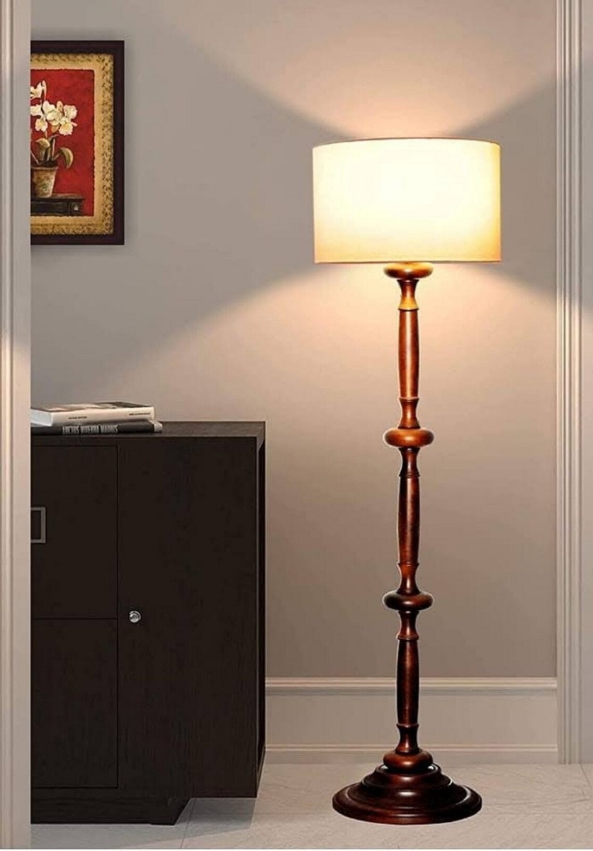 Nautical Floor Lamp Vintage Living Room Shade Lamp Wooden stand floor lamps Gift