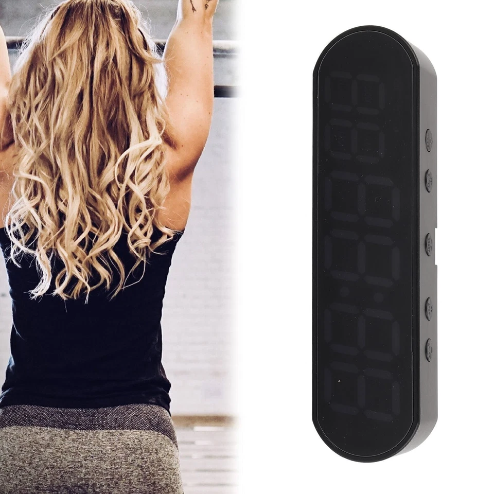 Tragbarer Gym Timer Multifunktional 1000mAh USB Fitness Sport Intervall Workout - Bild 3 von 4