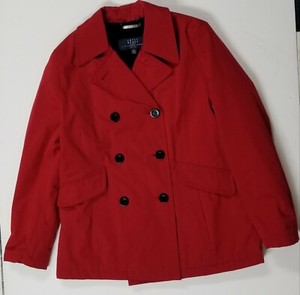 fleece lined pea coat