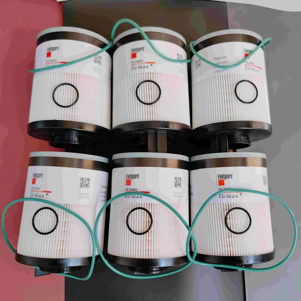 6X FS20083 Fleetguard Fuel Water Separator Filter For Cummins ISX DD13 DD15 DD16 - Image 2 of 4
