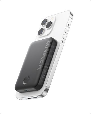Anker Wireless Power Bank 5000mAh Magnetisch Batterie Ladegerät für iPhone 15/14