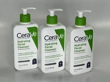 Pack of 3 - CeraVe Hydrating Facial Cleanser for Normal to Dry Skin | 12 fl oz