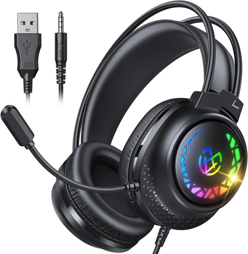 Tatybo Gaming Headset for Ps5 Ps4 Xbox Series X/S, Wired Gaming Headphones for S