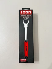 ICON Professional Ratchet Swivel Head 90 Tooth 3/8in Drive Comfort Grip #R2SW