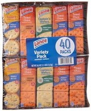 Lance Sandwich Cracker Variety Pack (40 Count)