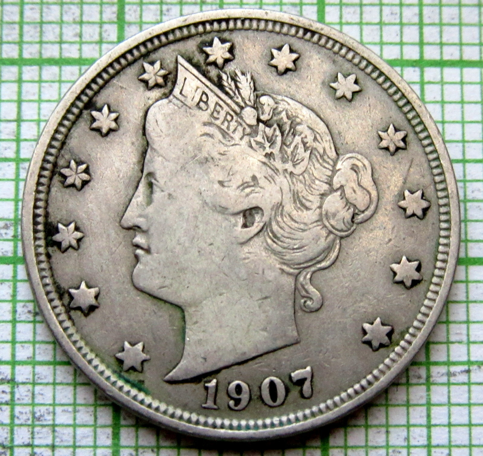 UNITED STATES 1907 LIBERTY NICKEL - 5 CENTS | eBay