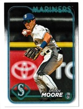 2024 Topps Baseball Series 2 #441 Dylan Moore - Seattle Mariners