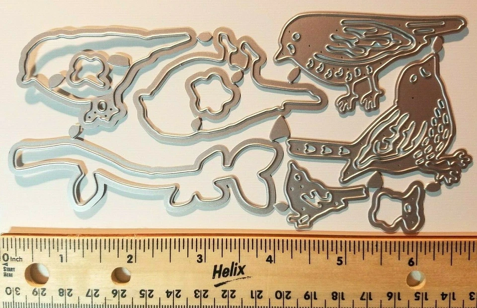 Sellos transparentes genéricos y troqueles de corte de metal BEST BIRDS - Cumpleaños, Aniversario... Foto 3 de 3