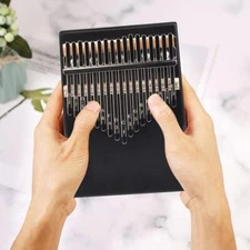 17 Keys Pine Wood Thumb Finger Piano Kalimba Musical Instrument African Sanza