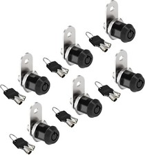 6 Pack Cabinet Locks with Keys, 5/8 Tubular Cam Locks keyed Alike, RV Lock for
