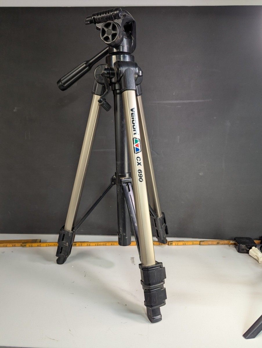 Velbon CX 690 Deluxe Standard Size/dual Function Tripod W/ 3-way
