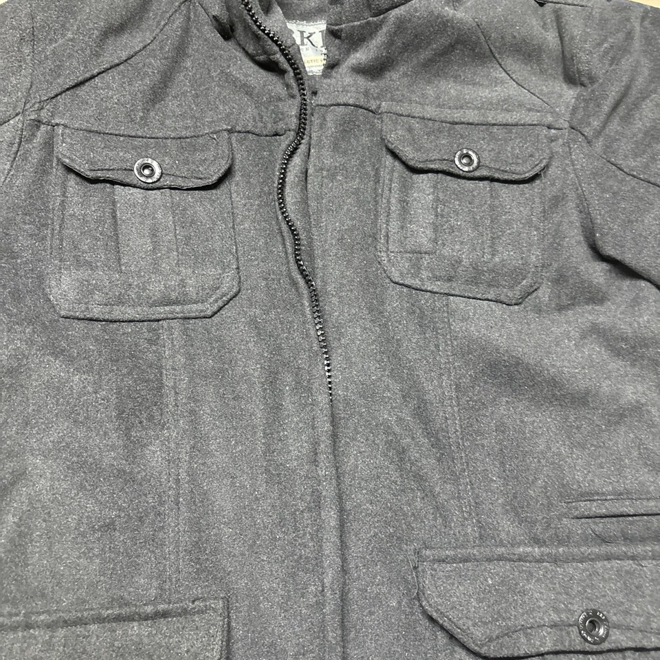 Chaqueta para hombre BKE Athletic Fit mezcla de lana mediana Foto 3 de 4