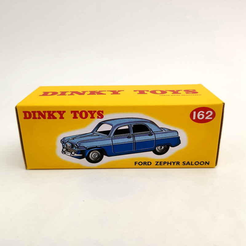 A Dinky Toys No. 162 Ford Zephyr, finished in green and cream, and a No. 166 Sunbeam Rapier, finishe