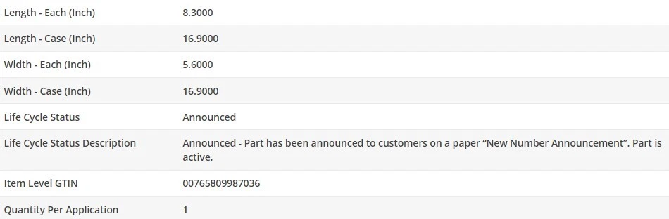 Filtro de aceite tipo OEM WIX para Oldsmobile Silhouette 1992-1995 V6-3,8 L Foto 4 de 4