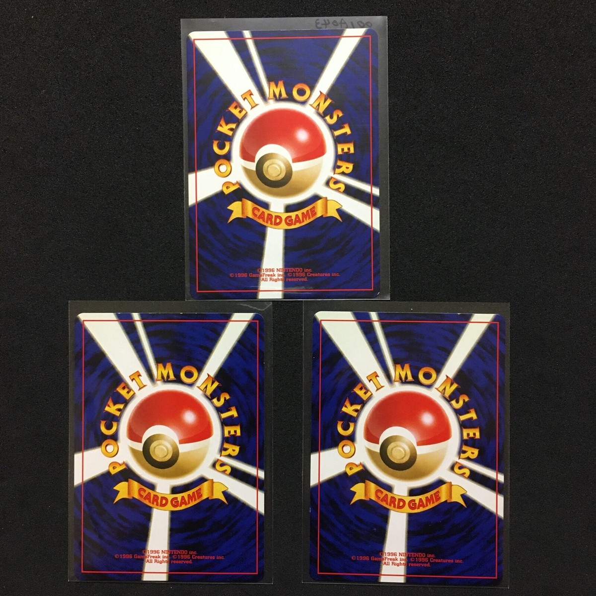 Pokemon Nintendo A Set of 3 Vintage Cards Japanese Card1996 | eBay