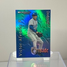 2002 Donruss The Rookies - Crusade Victor Alvarez #RC-28 /1500 (RC)