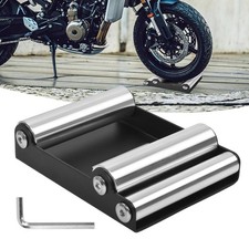 Motorcycle Wheel Cleaning Stand - Heavy Duty Roller for Easy Tire & Chain Care