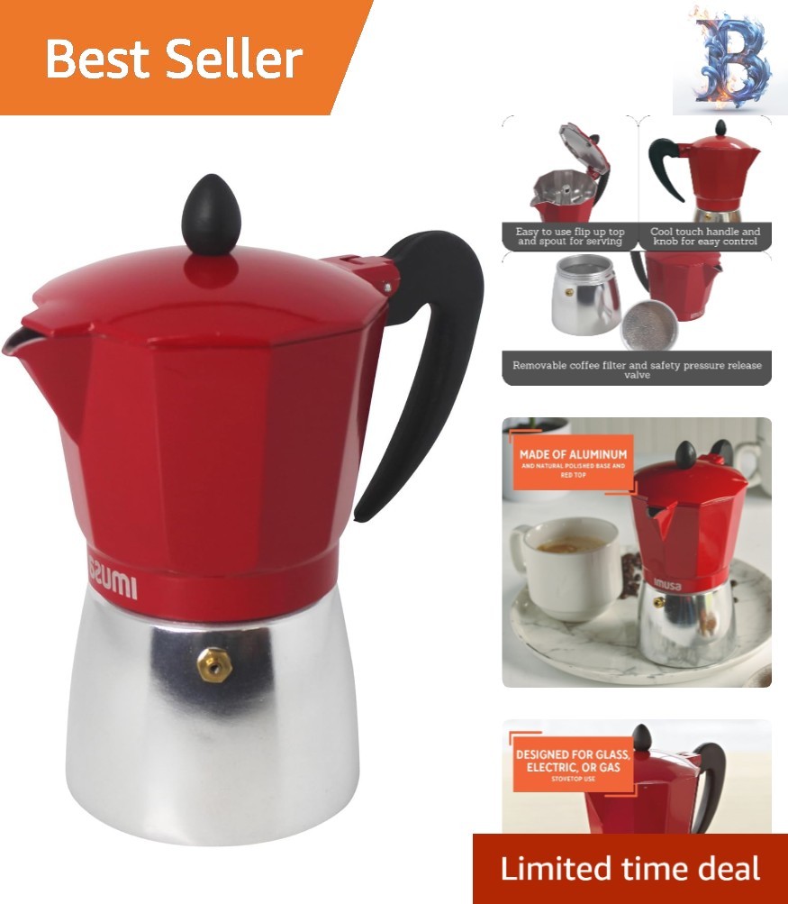 - Durable Aluminum, Stovetop Compatible