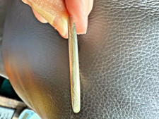 As Is gold-filled antique clamper etched child baby bracelet