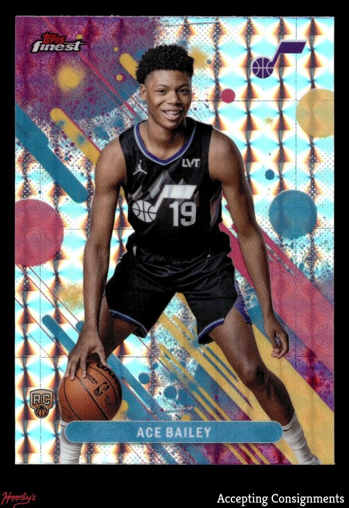 2025-26 Finest Geometric Refractor #5 Ace Bailey RC Jazz ROOKIE