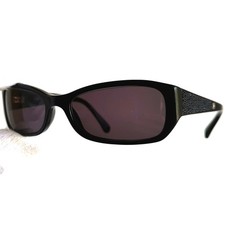 occhiali da sole CHANEL sunglasses oval black vintage 3171-B rhinestone 90s tiny