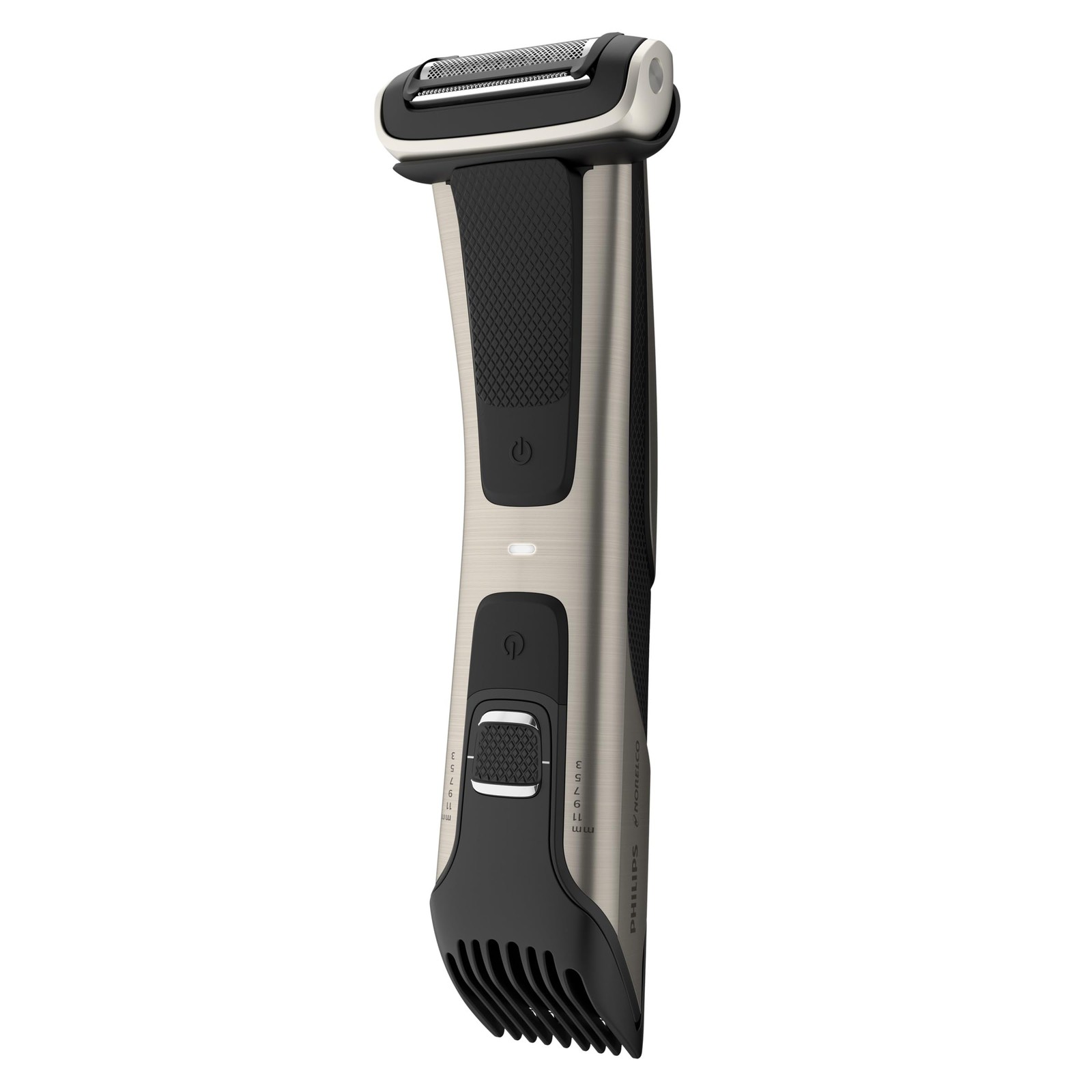 Philips Norelco Bodygroom 7000, Showerproof Trimmer, Black, 80 Min Runtime
