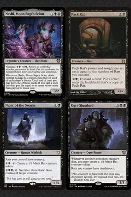 mtg rat colony commander deck Marrow-Gnawer Rat Colony Commander Deck EDH Ready-to-Play Rat Theme Magic  Alt