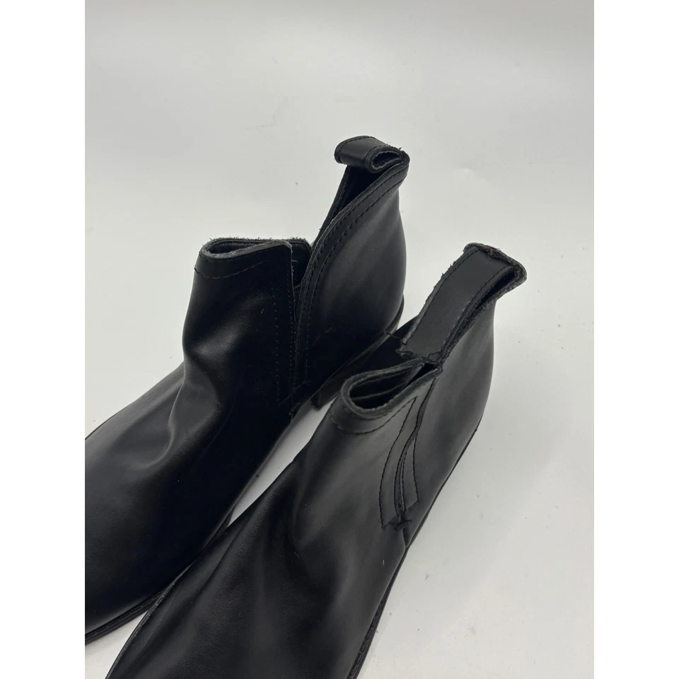 Botas Chelsea Dolce Vita de Cuero Negras Cremallera Lateral Tacón Bloque Mujer Talla 9 Foto 2 de 4