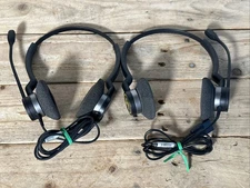 2PC Jabra Corded 2300 Duo QD Noise-Cancelling Microphone Headset 2309-820-105