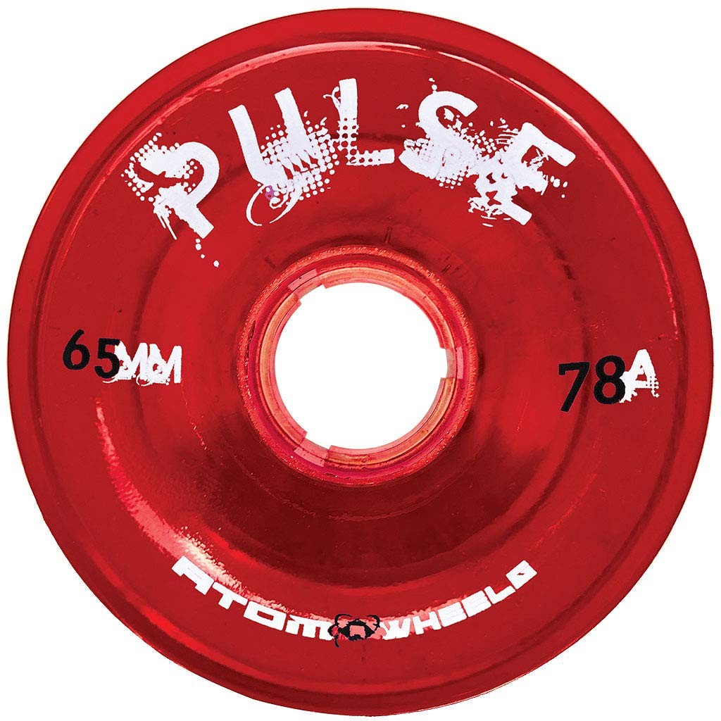 Outdoor Quad Roller Wheels 78a Atom Pulse 65x37 Red / 2 Pack