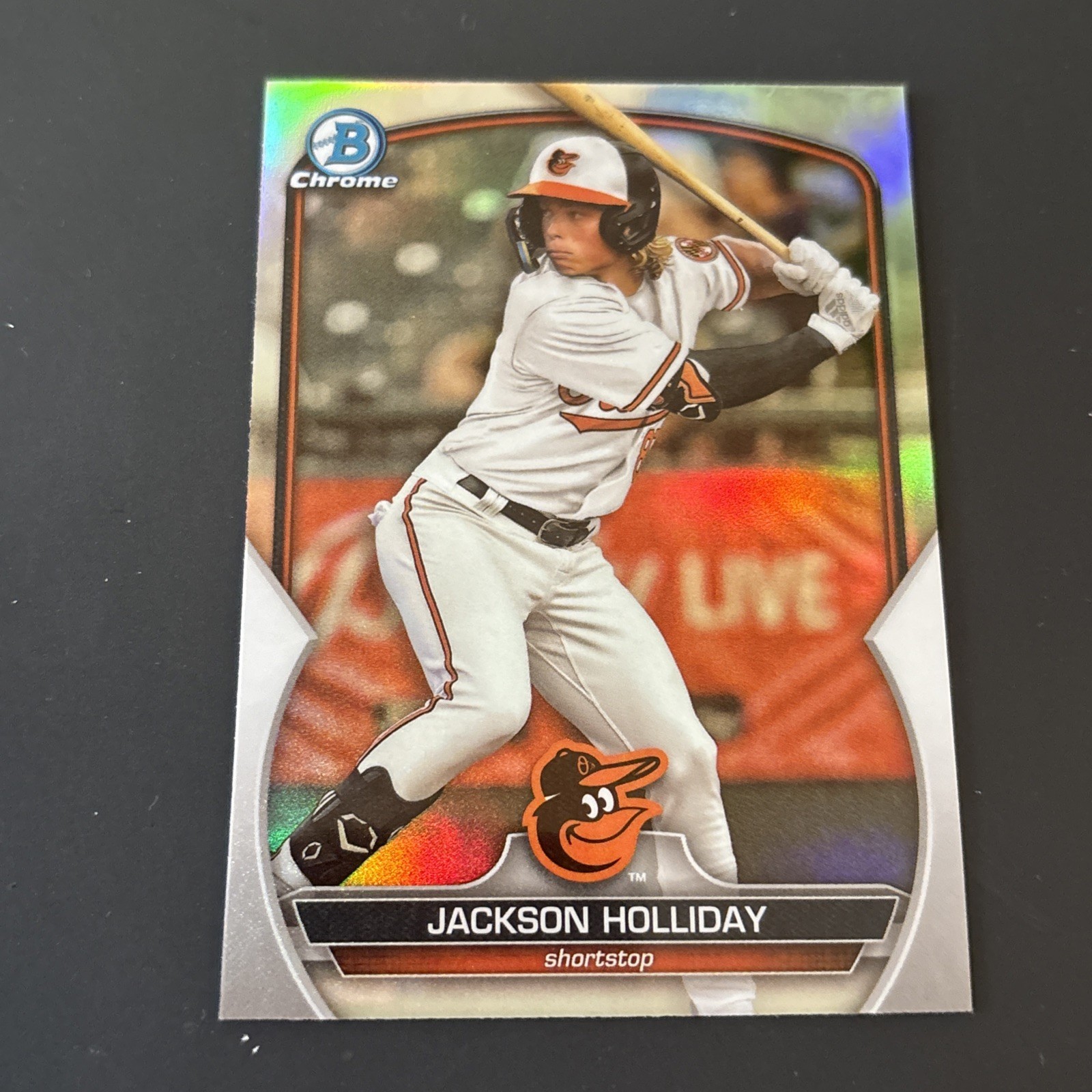 2023 Bowman Draft - Chrome Jackson Holliday #BDC-118 Refractor (RC)