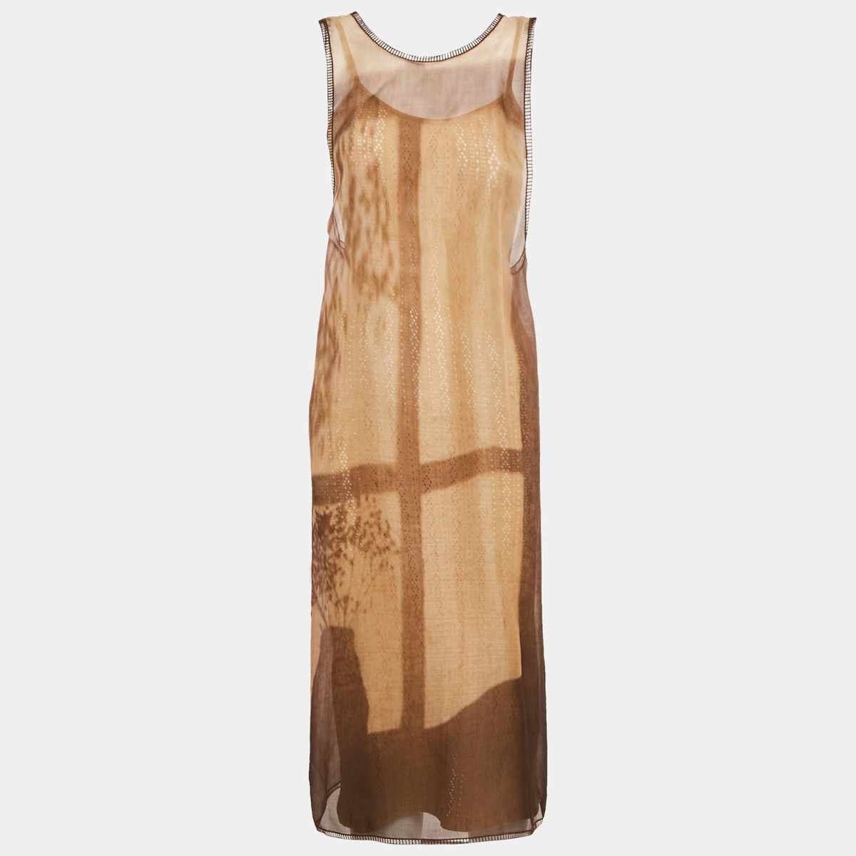 brown midi silk dress The Inspiration Chocolate Brown Ditsy Floral Dress, Medium - The Mint Julep Boutique main image 0