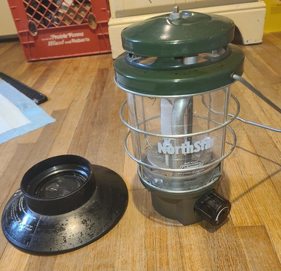 #ad #ad Colman Northstar Camping Lantern With Base Propane Model 2500 $40.24