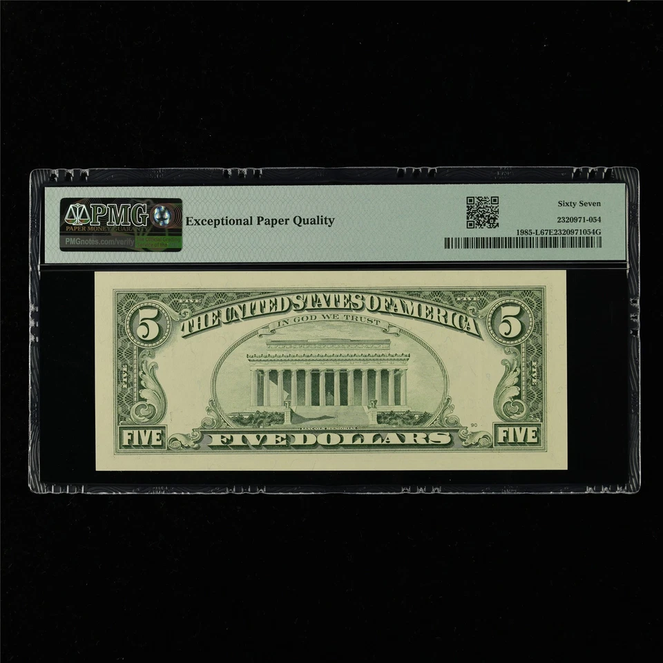 1995 FRN San Francisco 5 Dollars Fr#1985-L PMG 67 EPQ Superb Gem UNC - Image 2 of 4