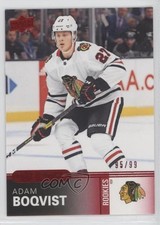 2019-20 Upper Deck Overtime Rookies Red Foil 95/99 Adam Boqvist #180 1c1