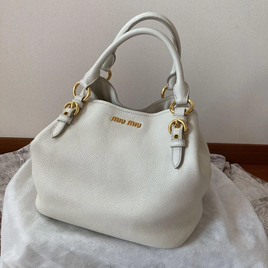 Miu Miu White Bags & Handbags for Women for sale | eBay