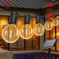 Solar Lichterkette 30M Led AußEn IP45 Wasserdicht 50 Birnen Warmweiß Garten