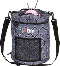 ArtBin 6804SA Yarn Drum, Portable Knitting  Crochet Storage, Regular, Gray