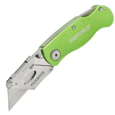 12615 Hi Vis Lockback Utility Knife, Folding Box Cutter Knife, Carpet Knife, ...