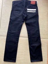 MOMOTARO Jeans B0705SP W32 Going to Battle Tight Straight Black Selvedge Japan