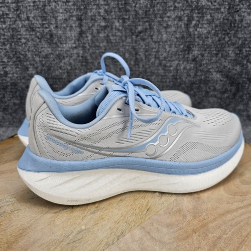 Saucony Ride 18 Womens Size 8 Gray Low Top Athletic Running Shoes S11000-105 - 第 10/12 張圖片