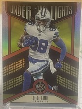 2023 Panini Legacy #UL-CDL CeeDee Lamb Under the Lights Silver Dallas Cowboys