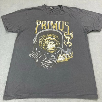 2012 Primus Tour Band Shirt Size Large Gray Gorilla