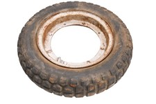 72 Honda CT70 Front Or Rear Wheel Rim &amp; Tire 4X10 Trail 70 For Parts