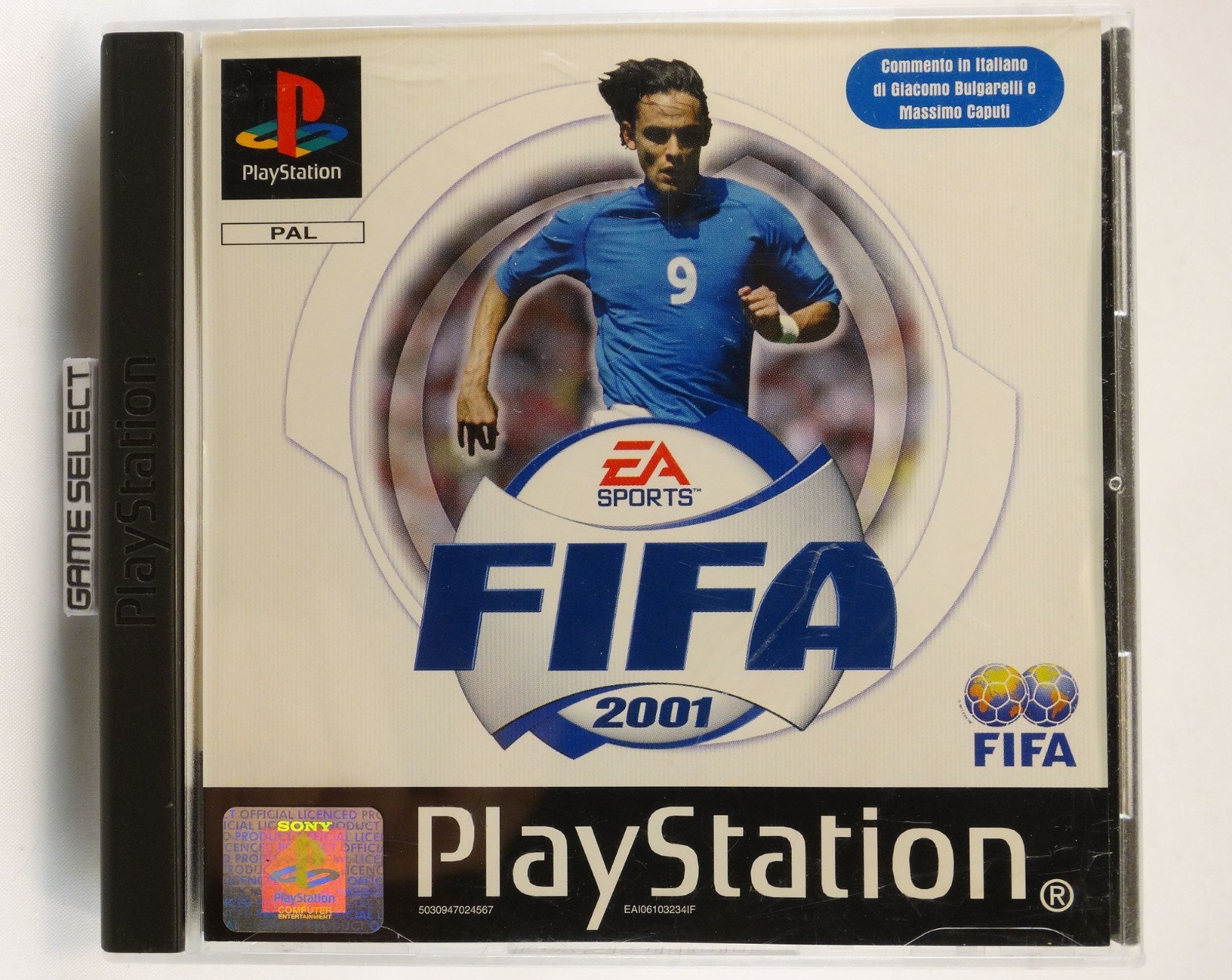 Fifa 2001 football 01 sony playstation 1 2 3 ps1 ps2 ps3 pal - Complet